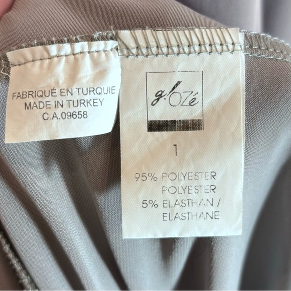 G!OZÉ Sz 1 Jersey Knit Sleeveless Slinky Lagenlook Parachute Style Maxi Dress - Picture 10 of 11